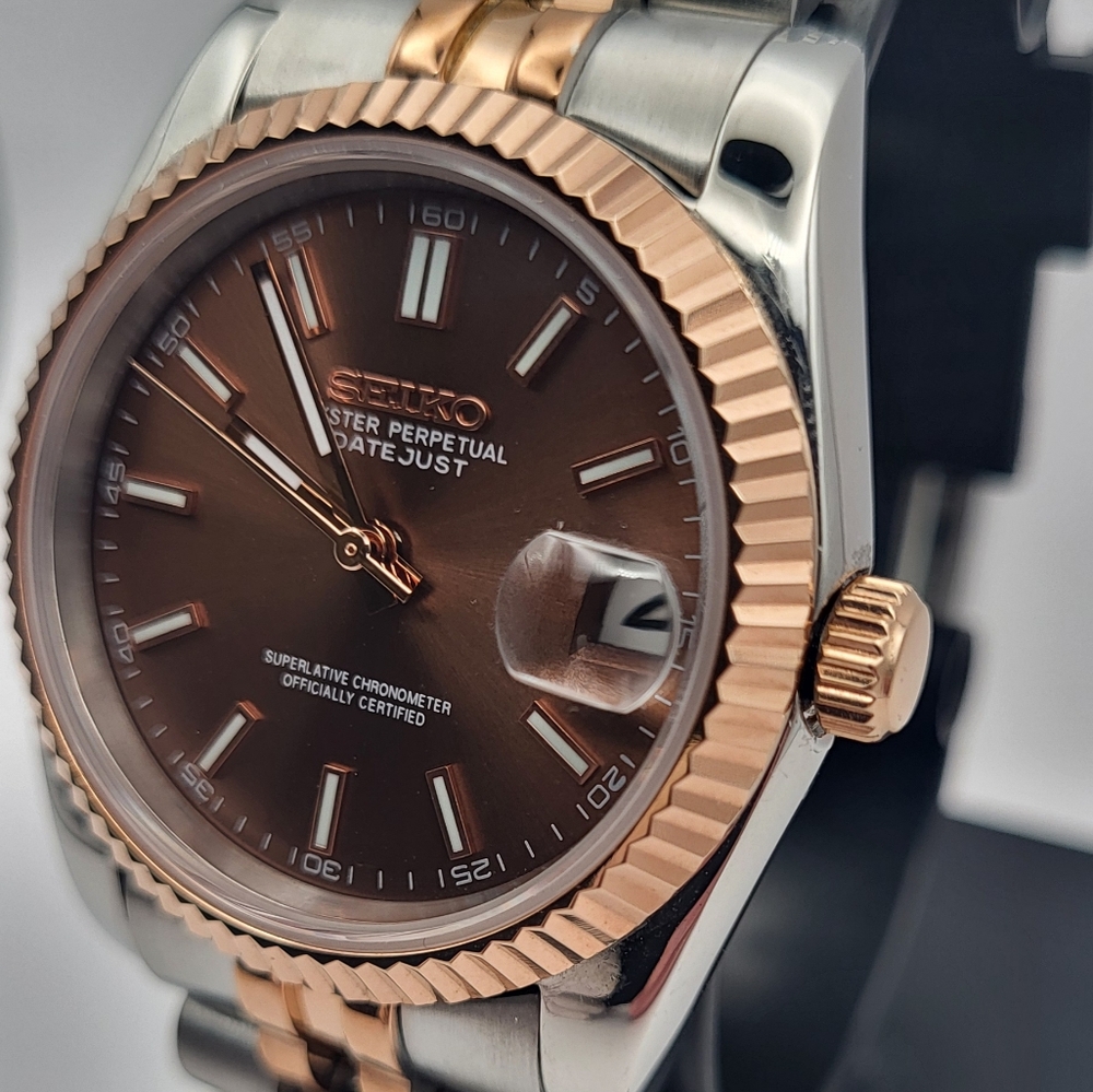 New Seiko Mod 36mm Automatic Watch